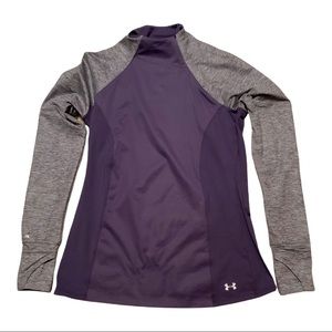 Women’s Under Armour Storm 1/4 Zip Pullover Cold Gear Back Pocket